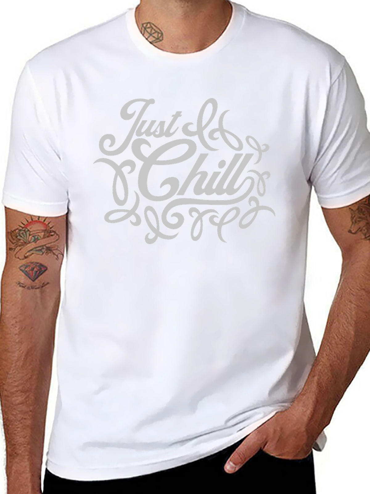 Just Chill Graphic T-Shirt - Relaxed Comfort