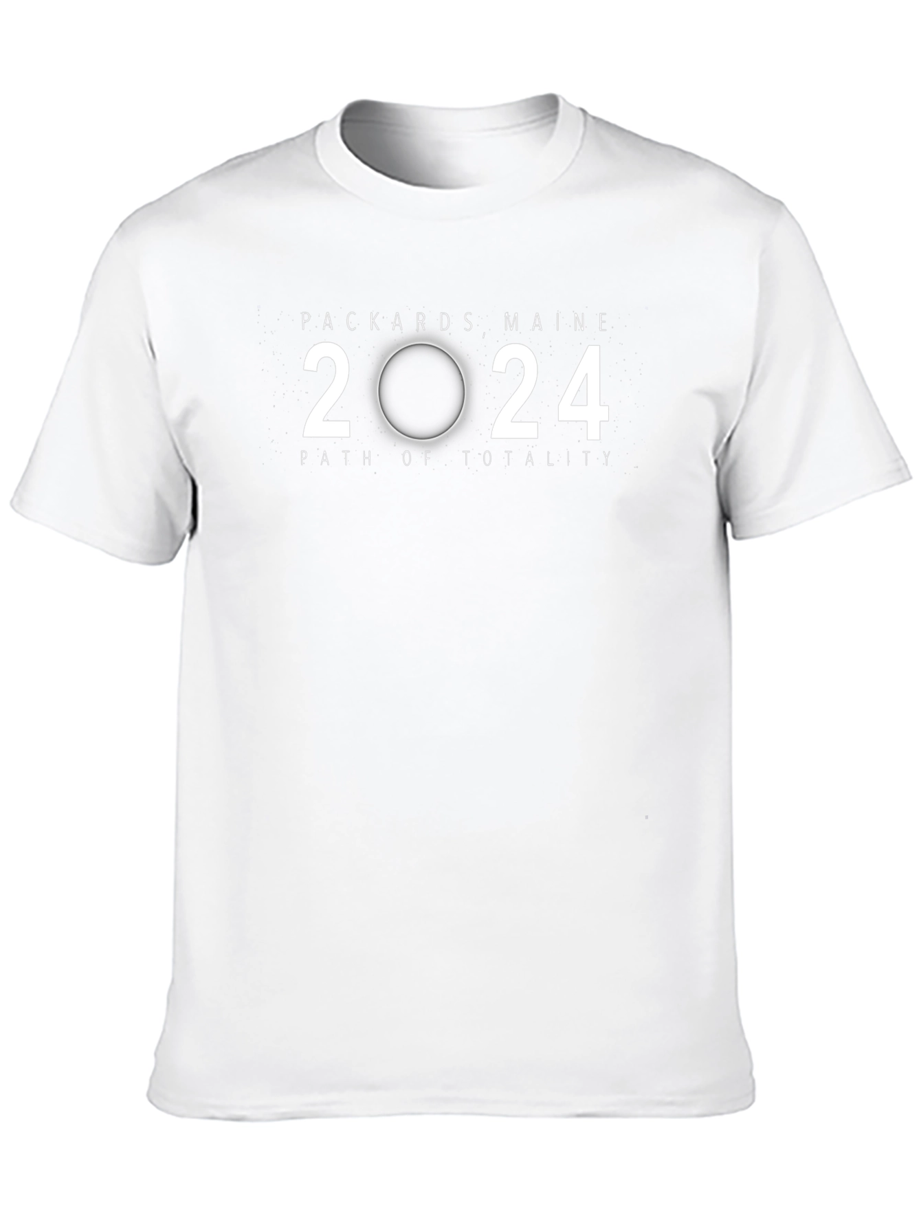 Packards Maine 2024 Path of Totality Black T-Shirt