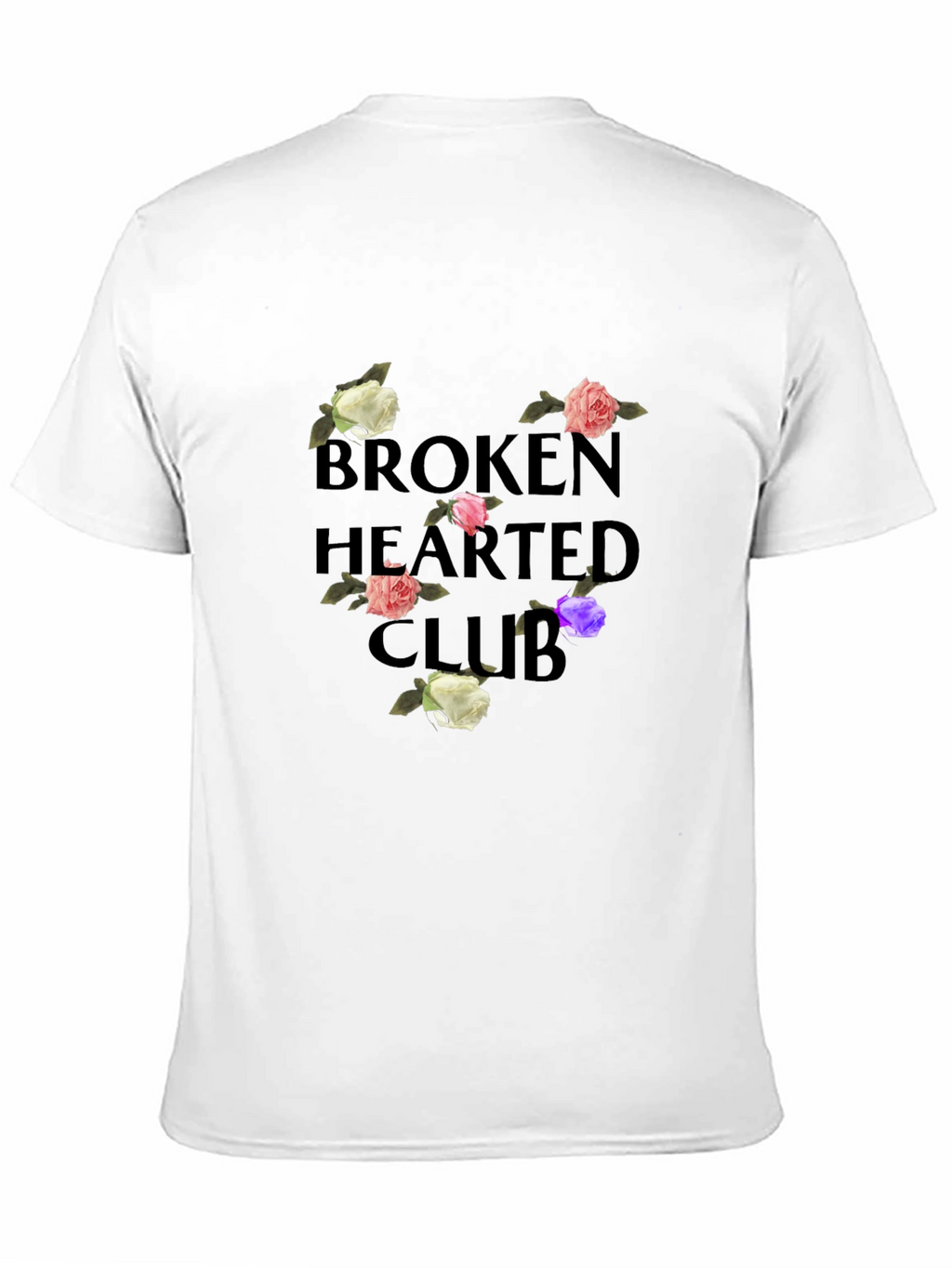 Broken Hearted Club Graphic Tee - Black