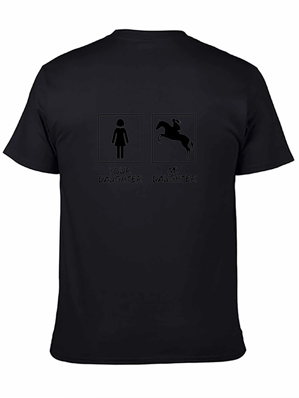 Equestrian Daughter T-Shirt - Funny Horse Riding Tee