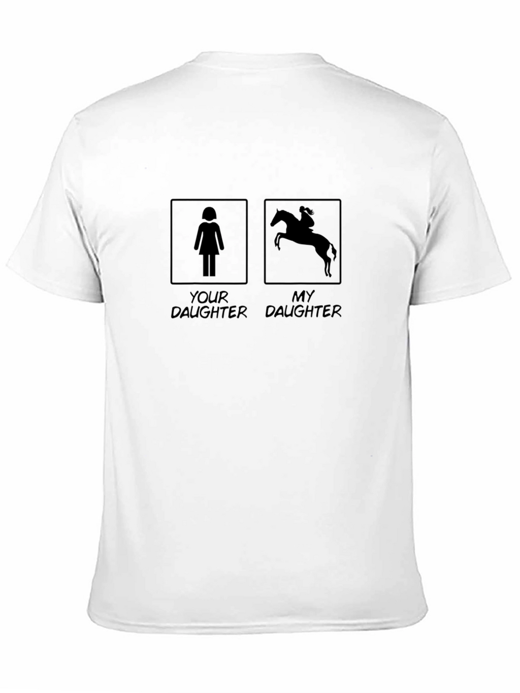 Equestrian Daughter T-Shirt - Funny Horse Riding Tee