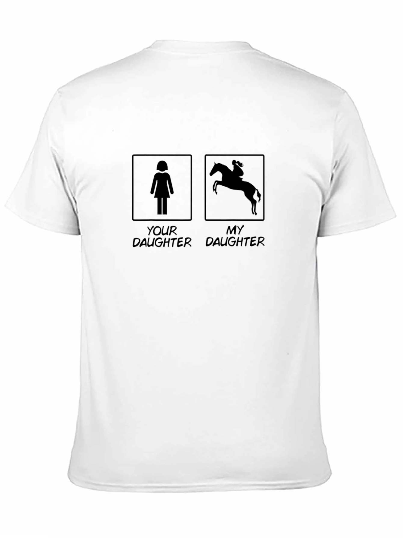 Equestrian Daughter T-Shirt - Funny Horse Riding Tee
