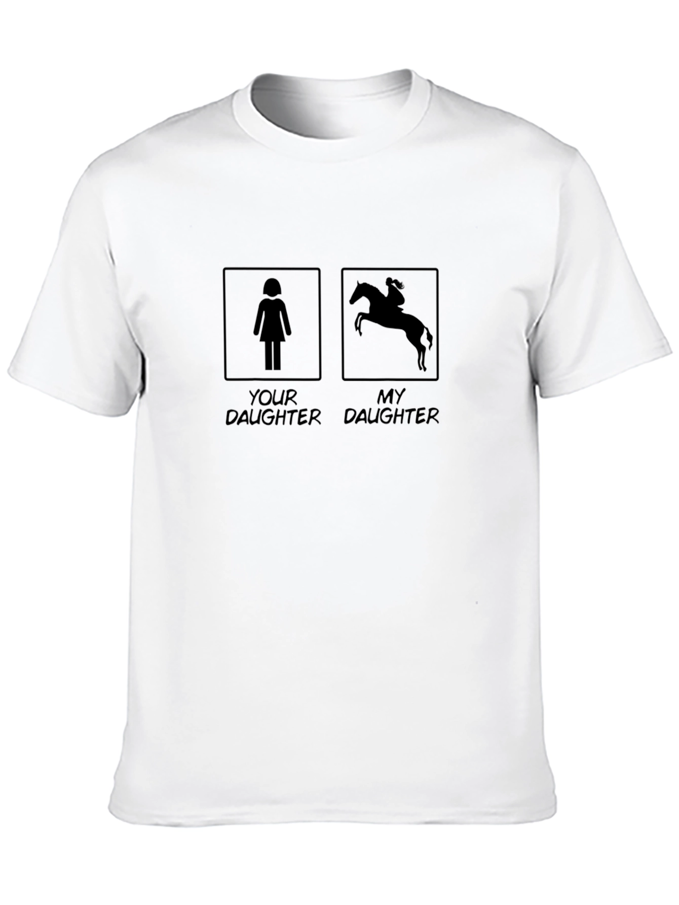 Equestrian Daughter T-Shirt - Funny Horse Riding Tee
