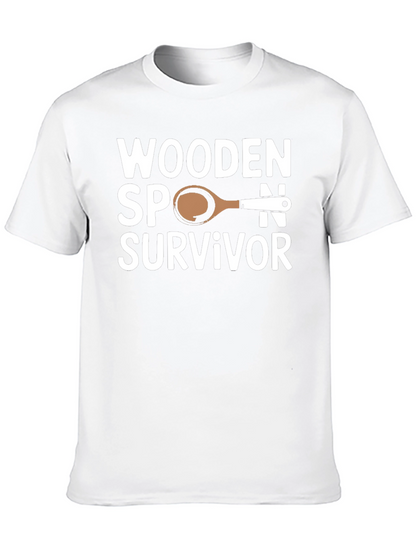 Wooden Spoon Survivor Novelty T-Shirt