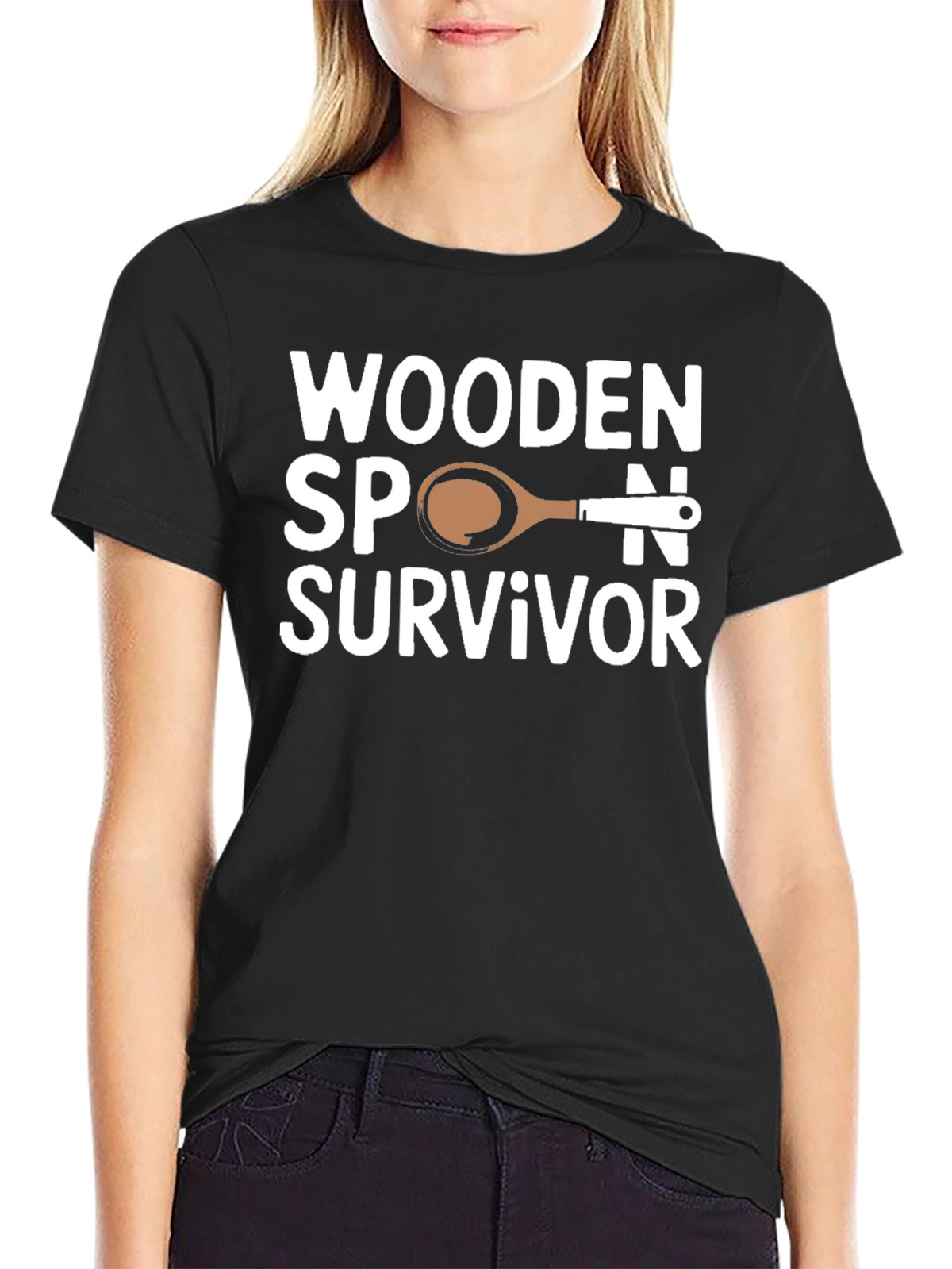 Wooden Spoon Survivor Novelty T-Shirt