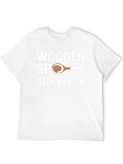 Wooden Spoon Survivor Novelty T-Shirt