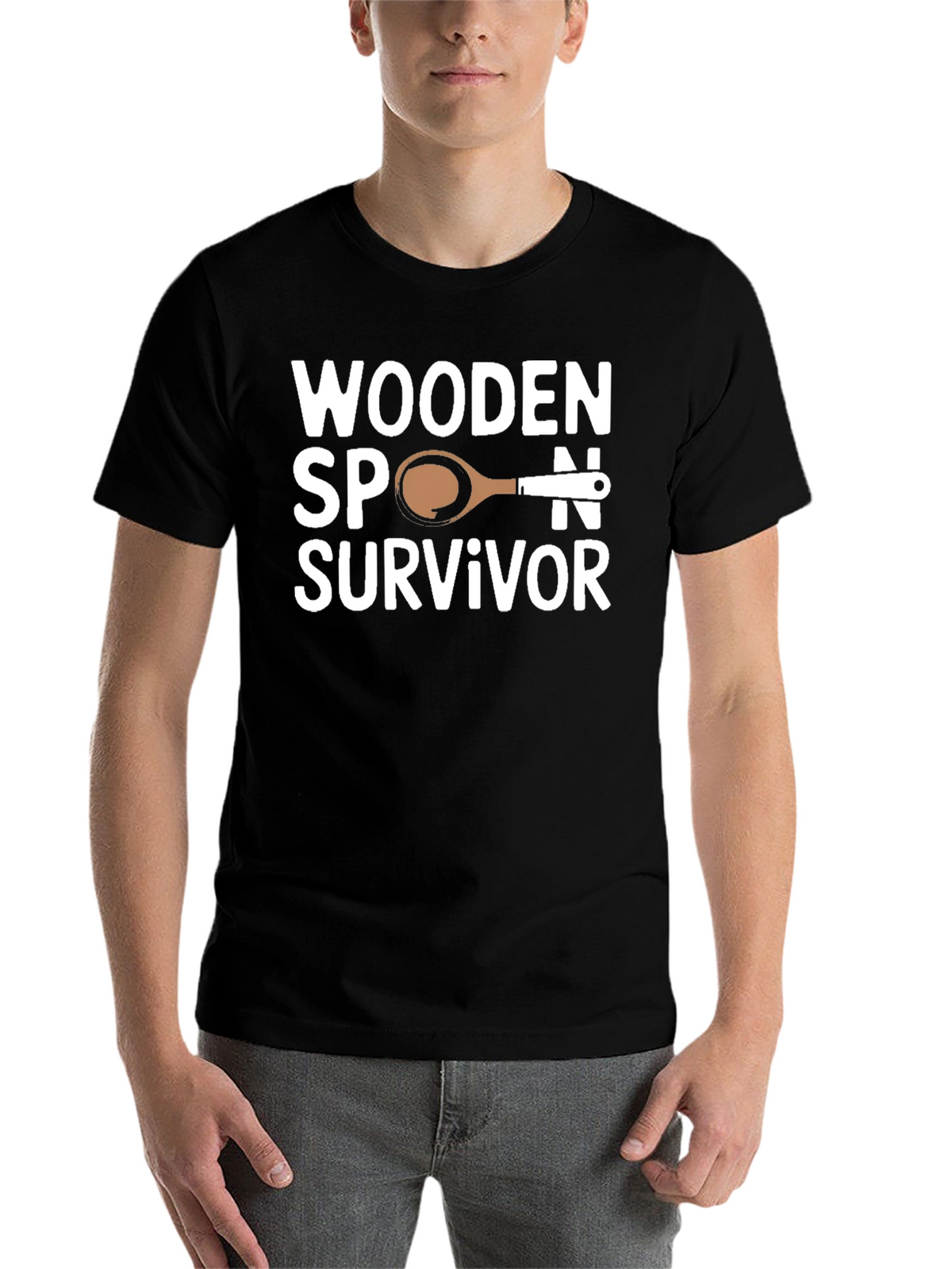 Wooden Spoon Survivor Novelty T-Shirt