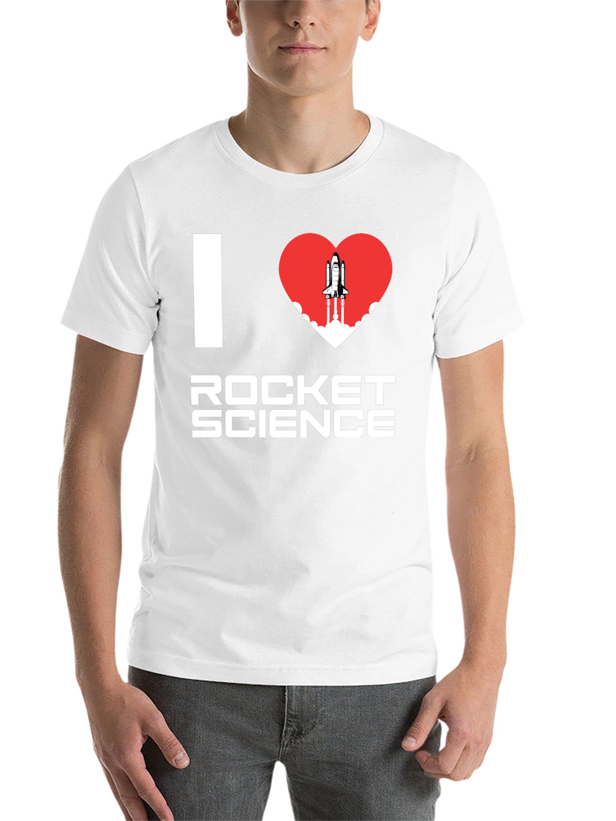 I Heart Rocket Science T-Shirt - Space Lover Tee