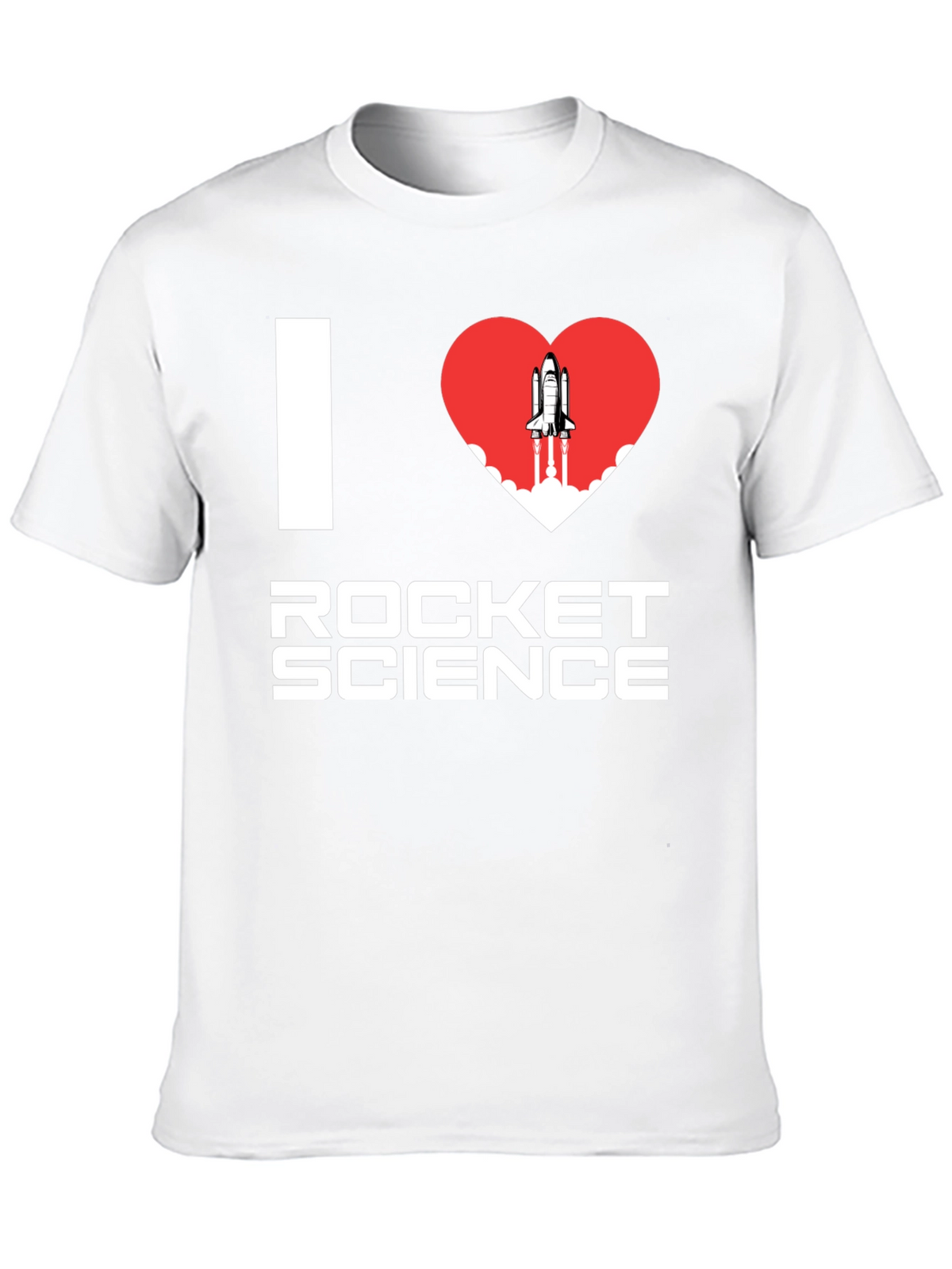 I Heart Rocket Science T-Shirt - Space Lover Tee