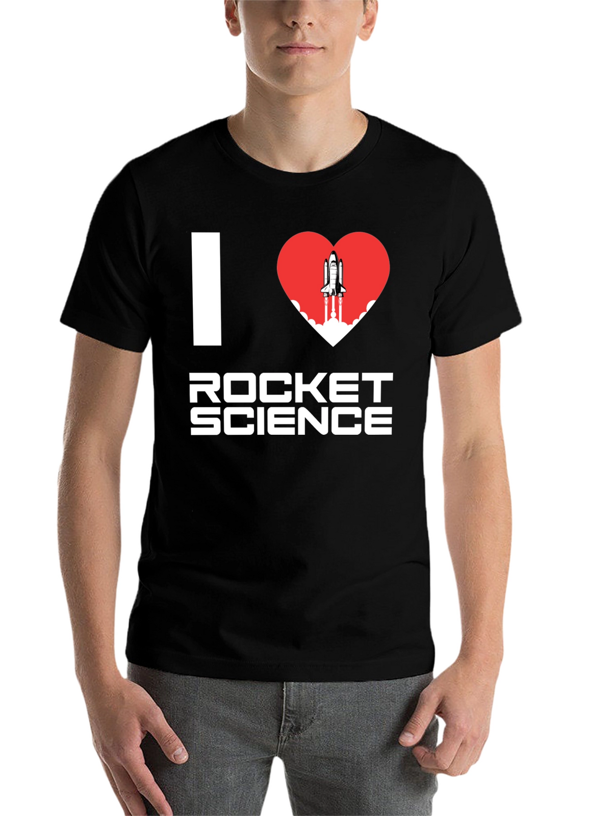 I Heart Rocket Science T-Shirt - Space Lover Tee