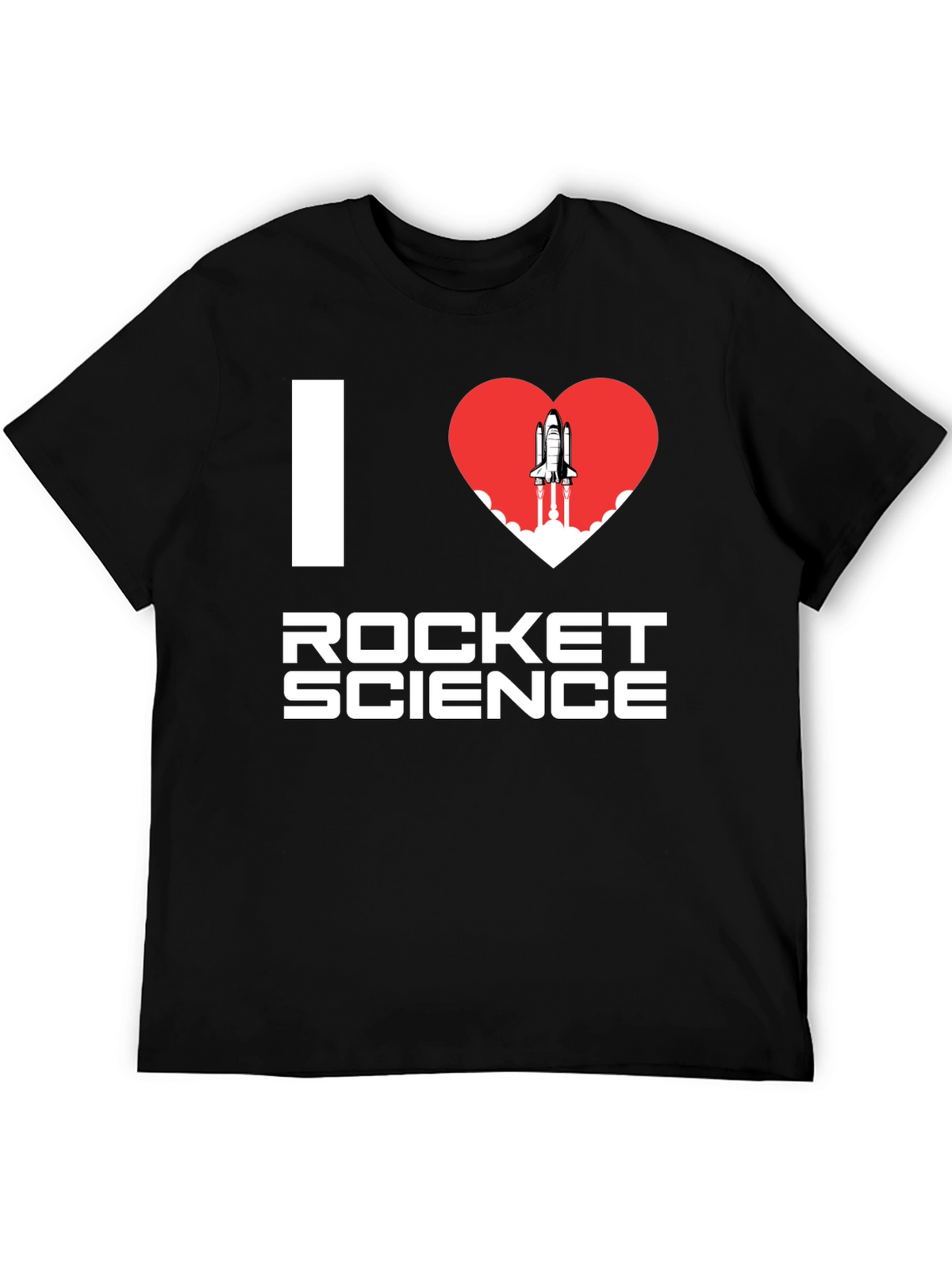 I Heart Rocket Science T-Shirt - Space Lover Tee