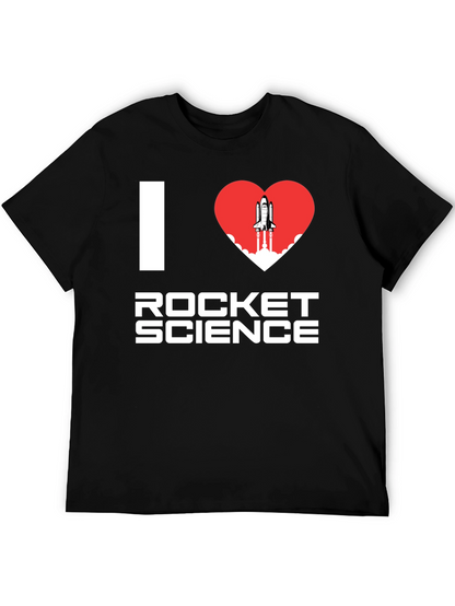 I Heart Rocket Science T-Shirt - Space Lover Tee