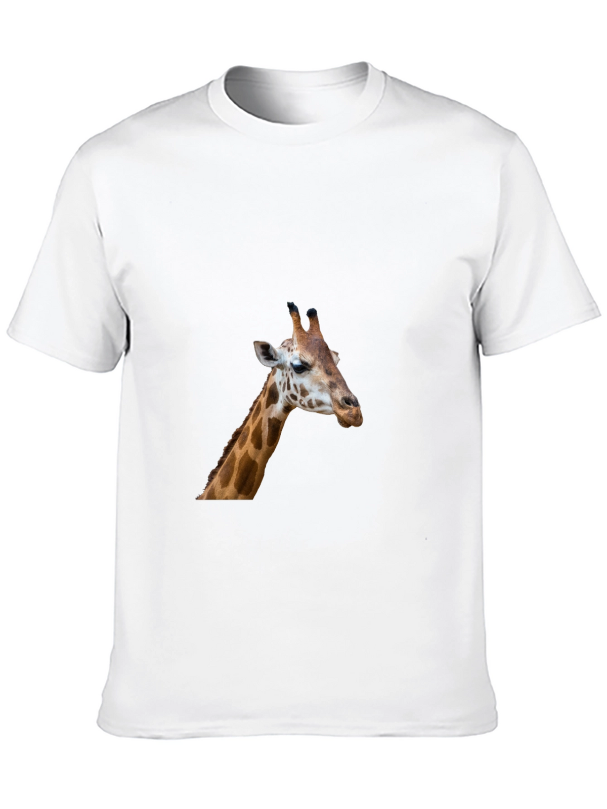 Giraffe Graphic Tee - Black Casual T-Shirt