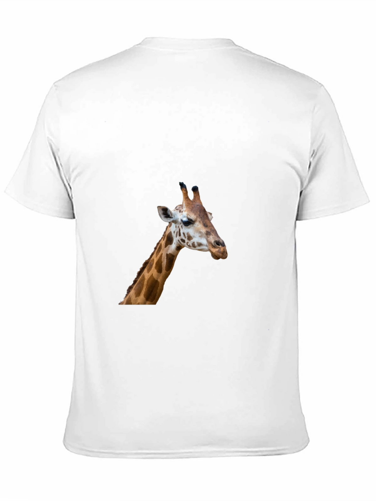 Giraffe Graphic Tee - Black Casual T-Shirt