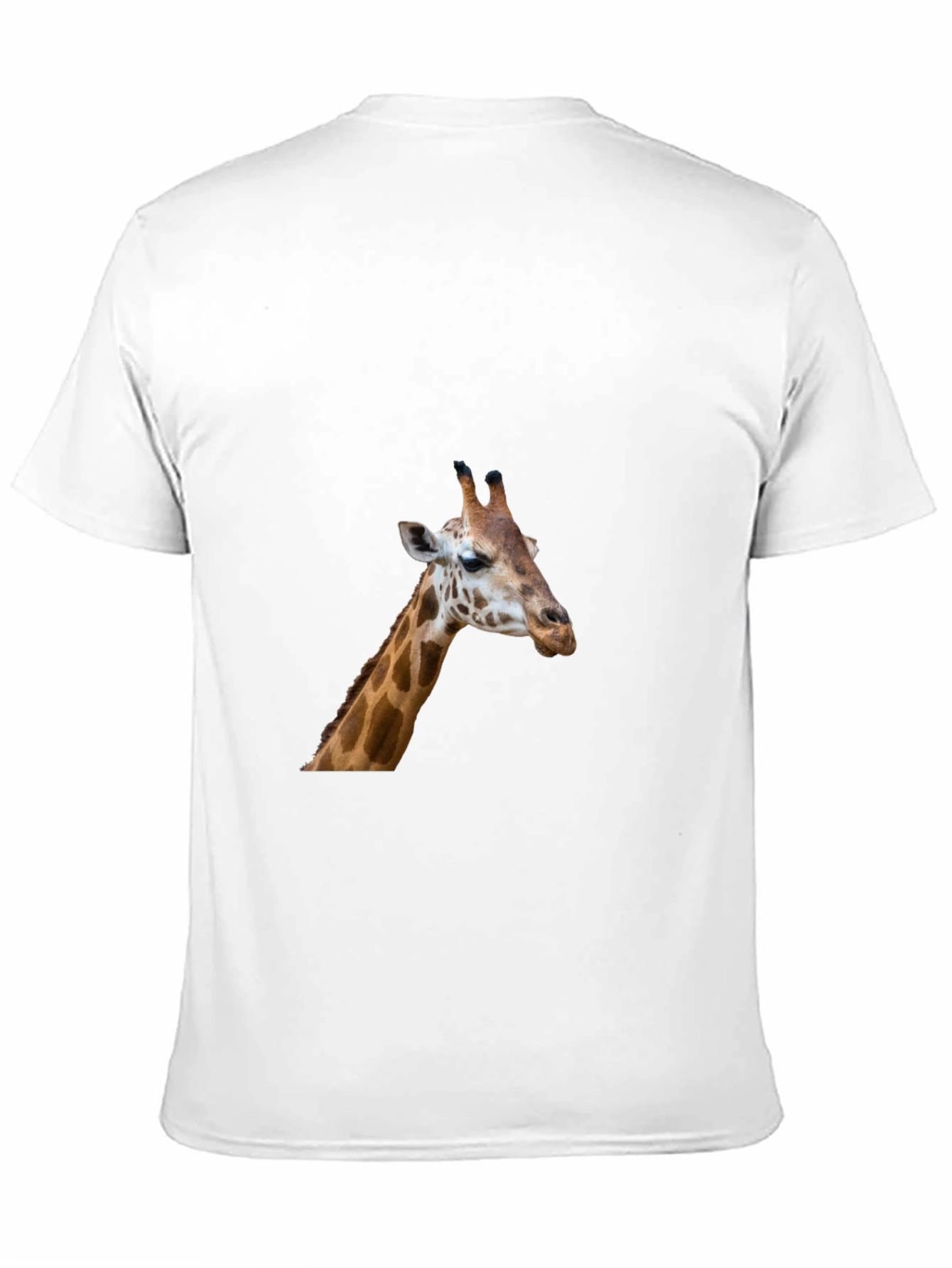 Giraffe Graphic Tee - Black Casual T-Shirt