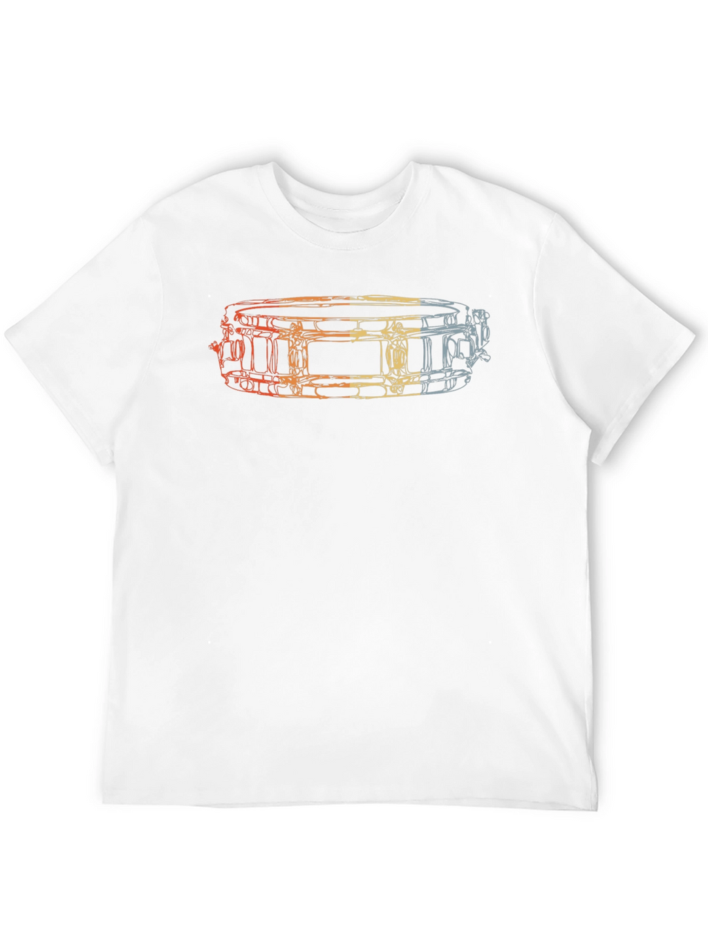 Drummer Snare Drum Graphic Tee - Black
