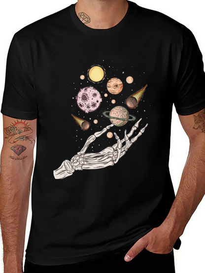 Cosmic Skeleton Hand T-Shirt