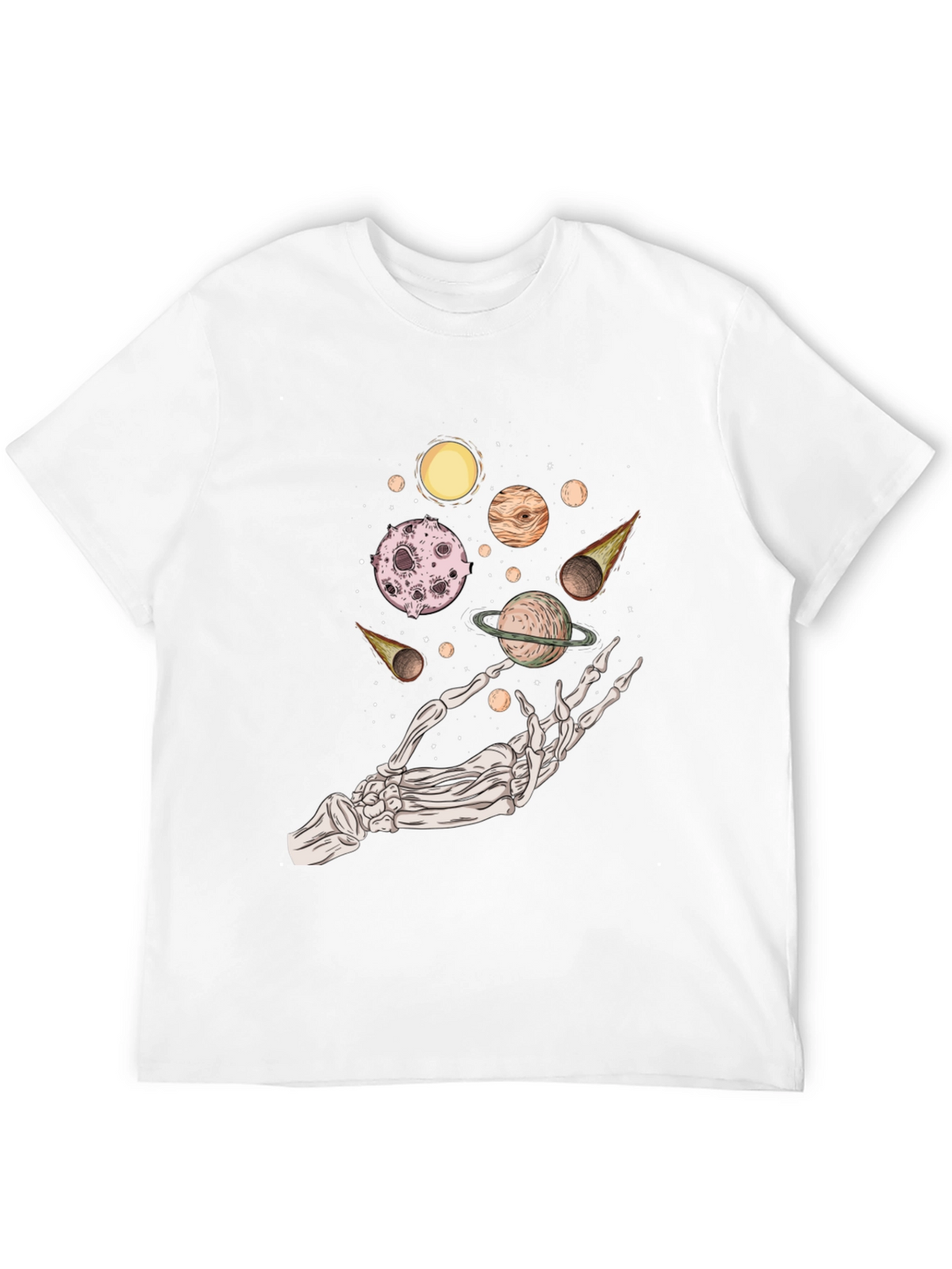 Cosmic Skeleton Hand T-Shirt