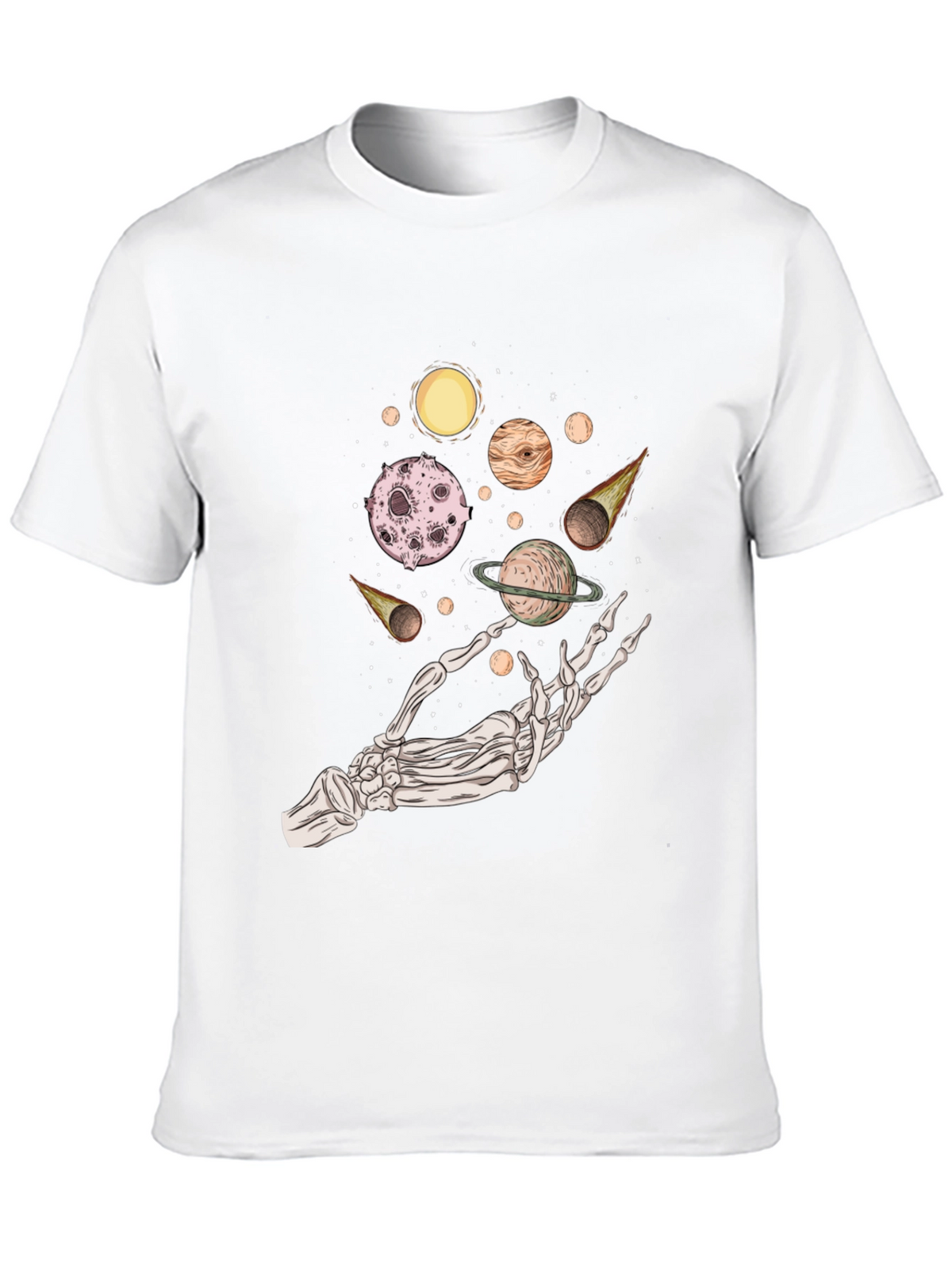 Cosmic Skeleton Hand T-Shirt