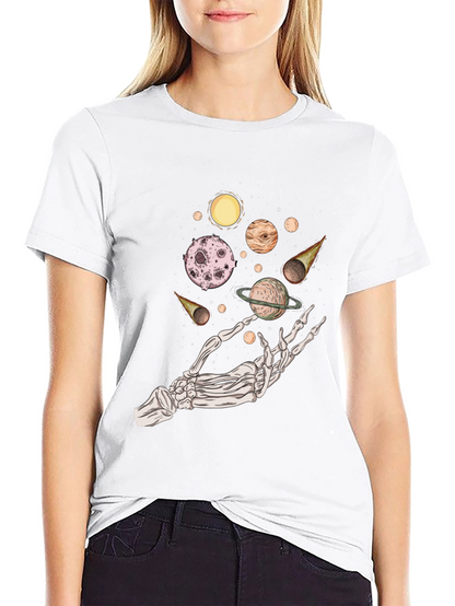 Cosmic Skeleton Hand T-Shirt