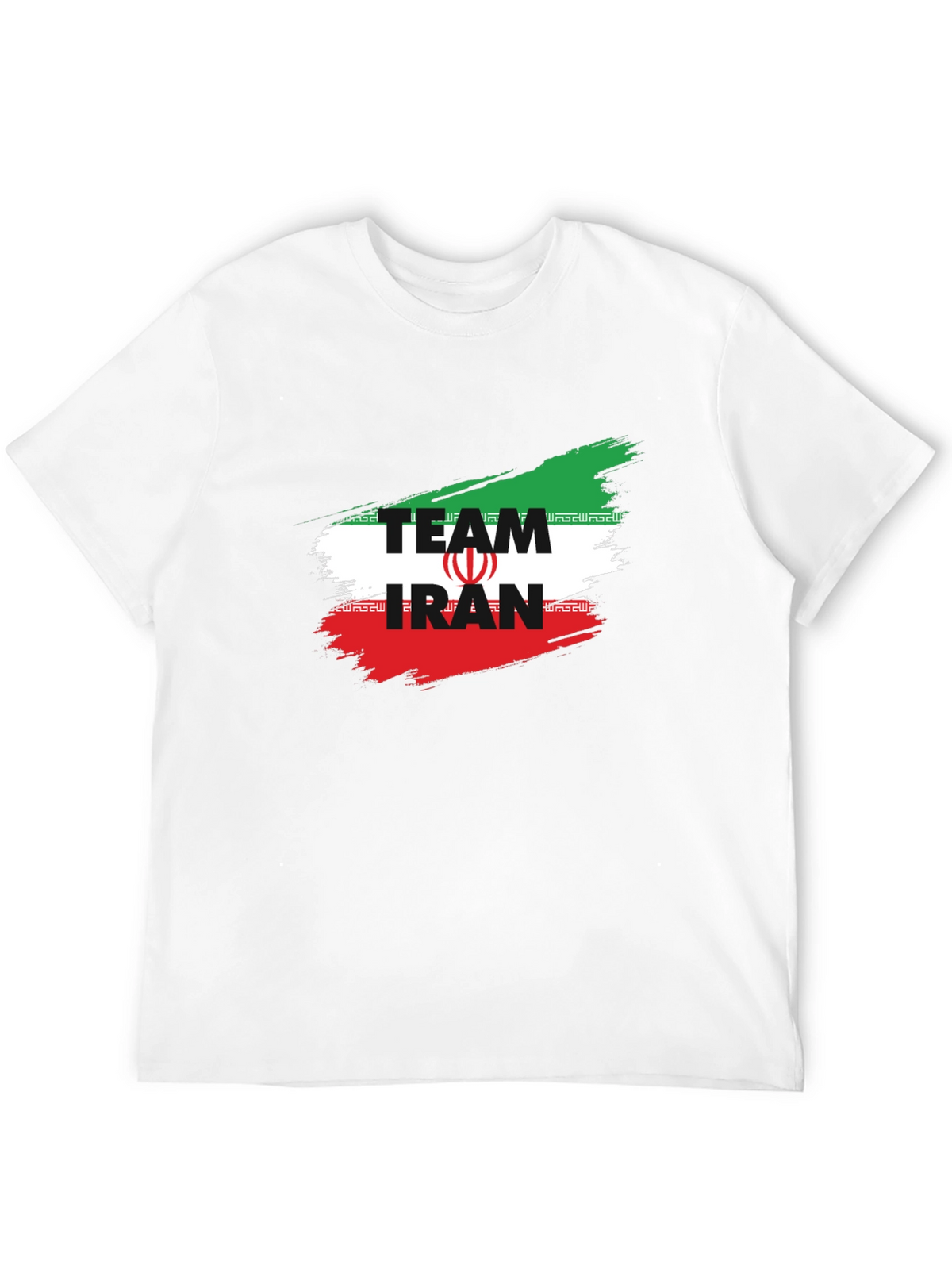 Team Iran T-Shirt - Black Graphic Tee