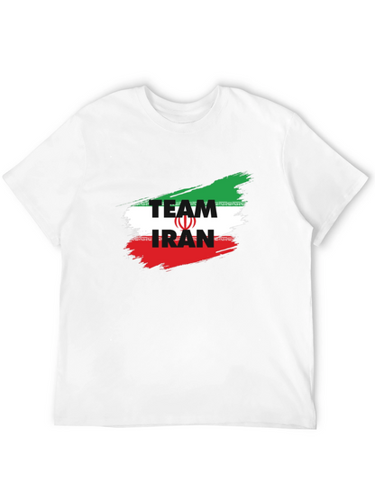 Team Iran T-Shirt - Black Graphic Tee