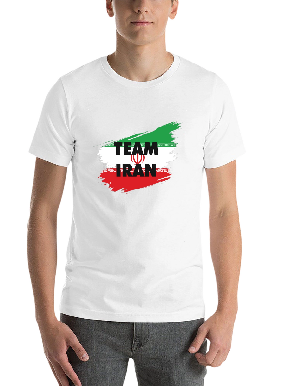 Team Iran T-Shirt - Black Graphic Tee
