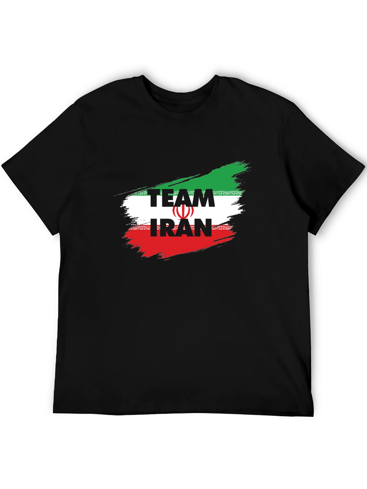 Team Iran T-Shirt - Black Graphic Tee