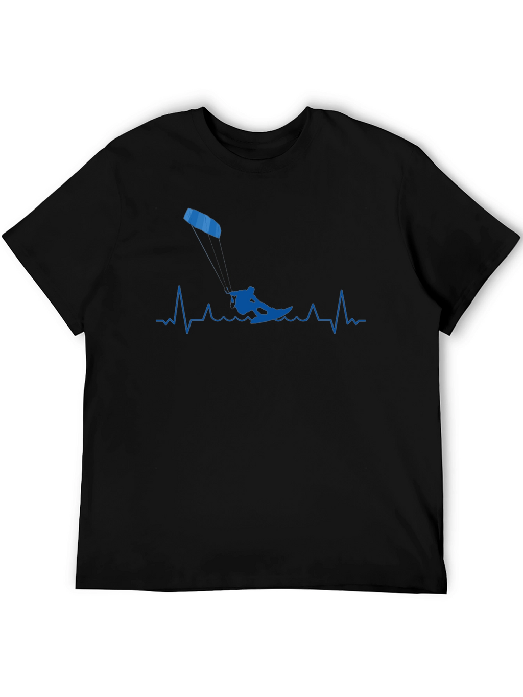Kitesurfing Heartbeat T-Shirt - Passion on Display