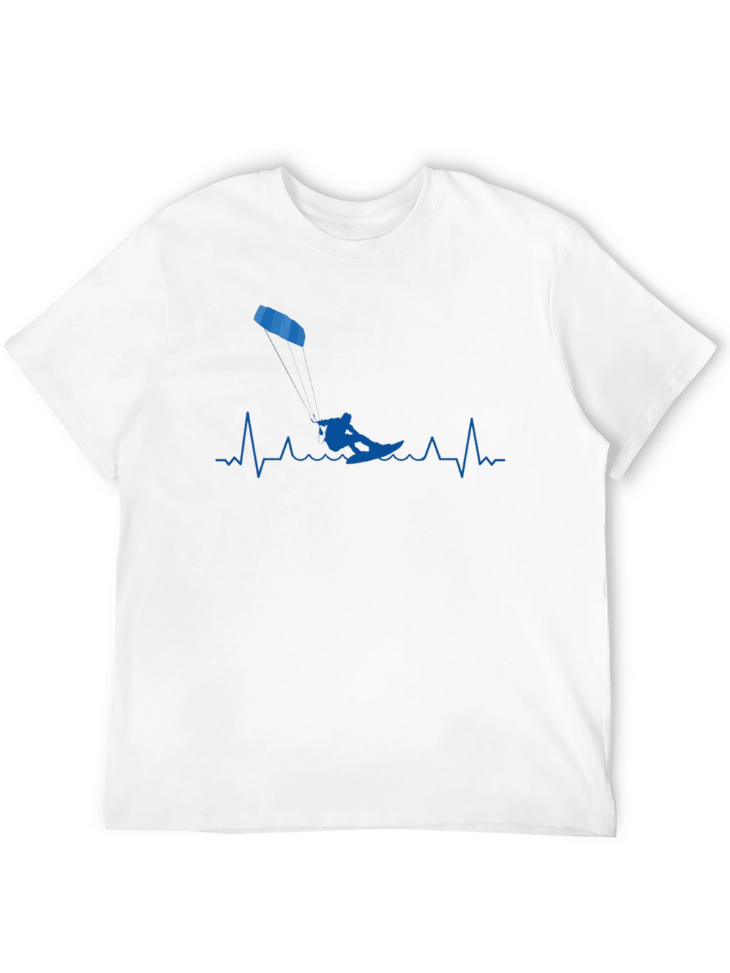 Kitesurfing Heartbeat T-Shirt - Passion on Display