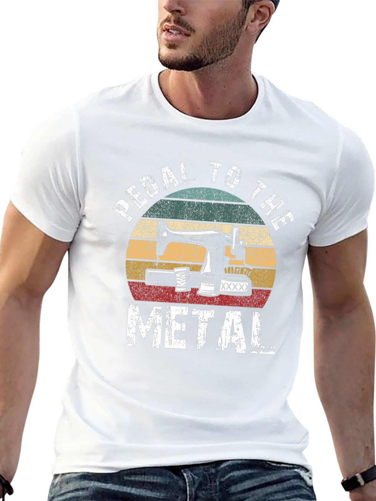 Pedal to the Metal Sewing T-Shirt