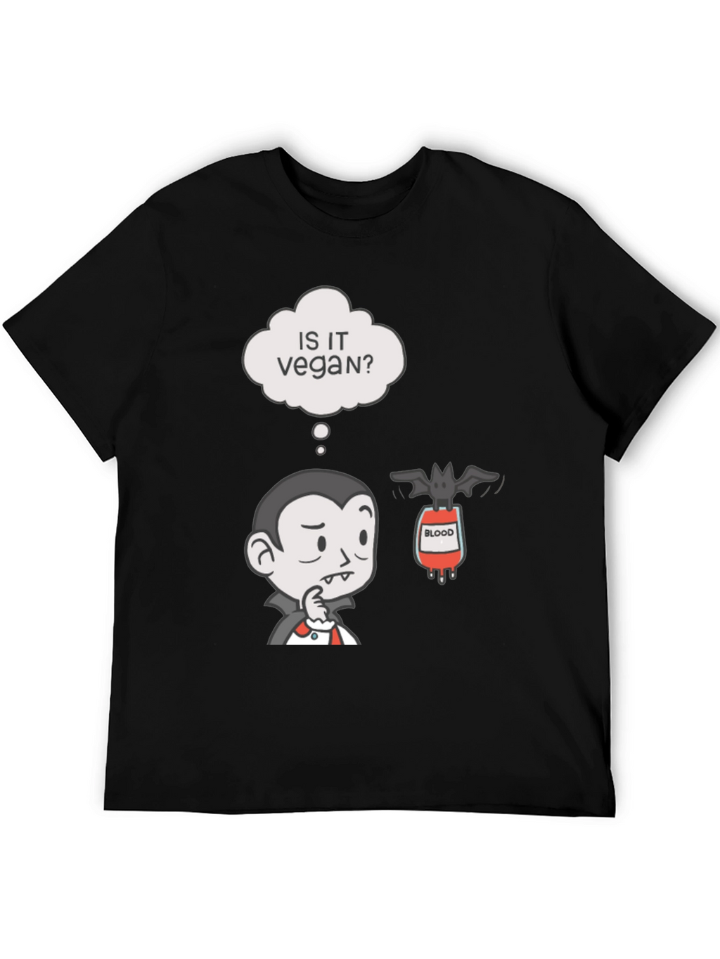 Vegan Vampire Humor T-Shirt