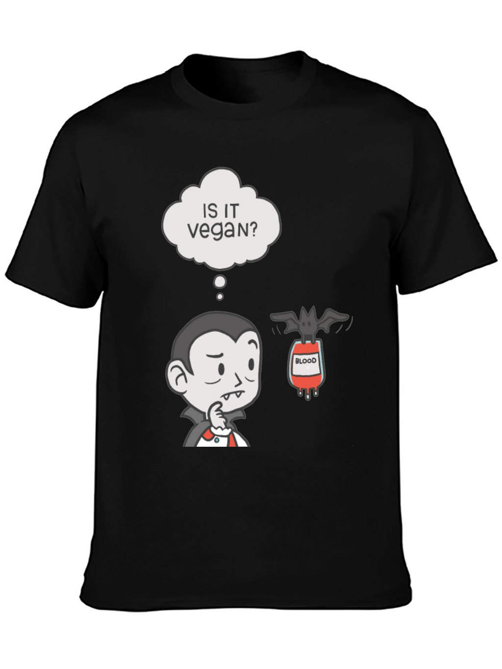 Vegan Vampire Humor T-Shirt