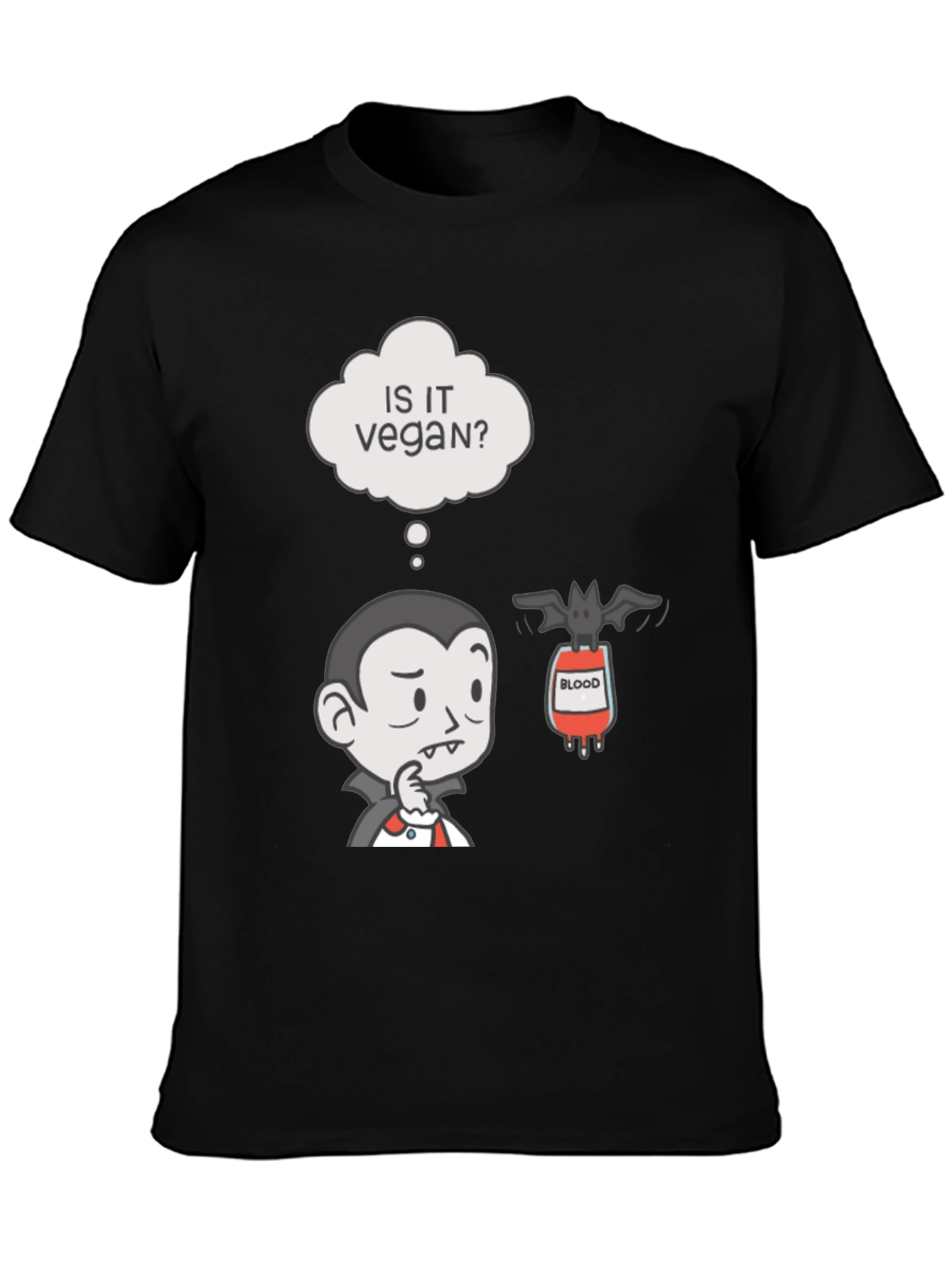Vegan Vampire Humor T-Shirt