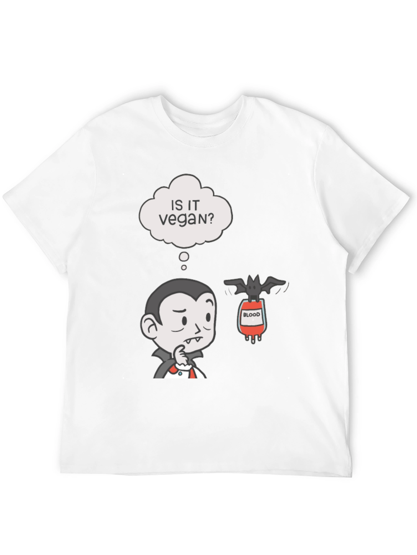 Vegan Vampire Humor T-Shirt