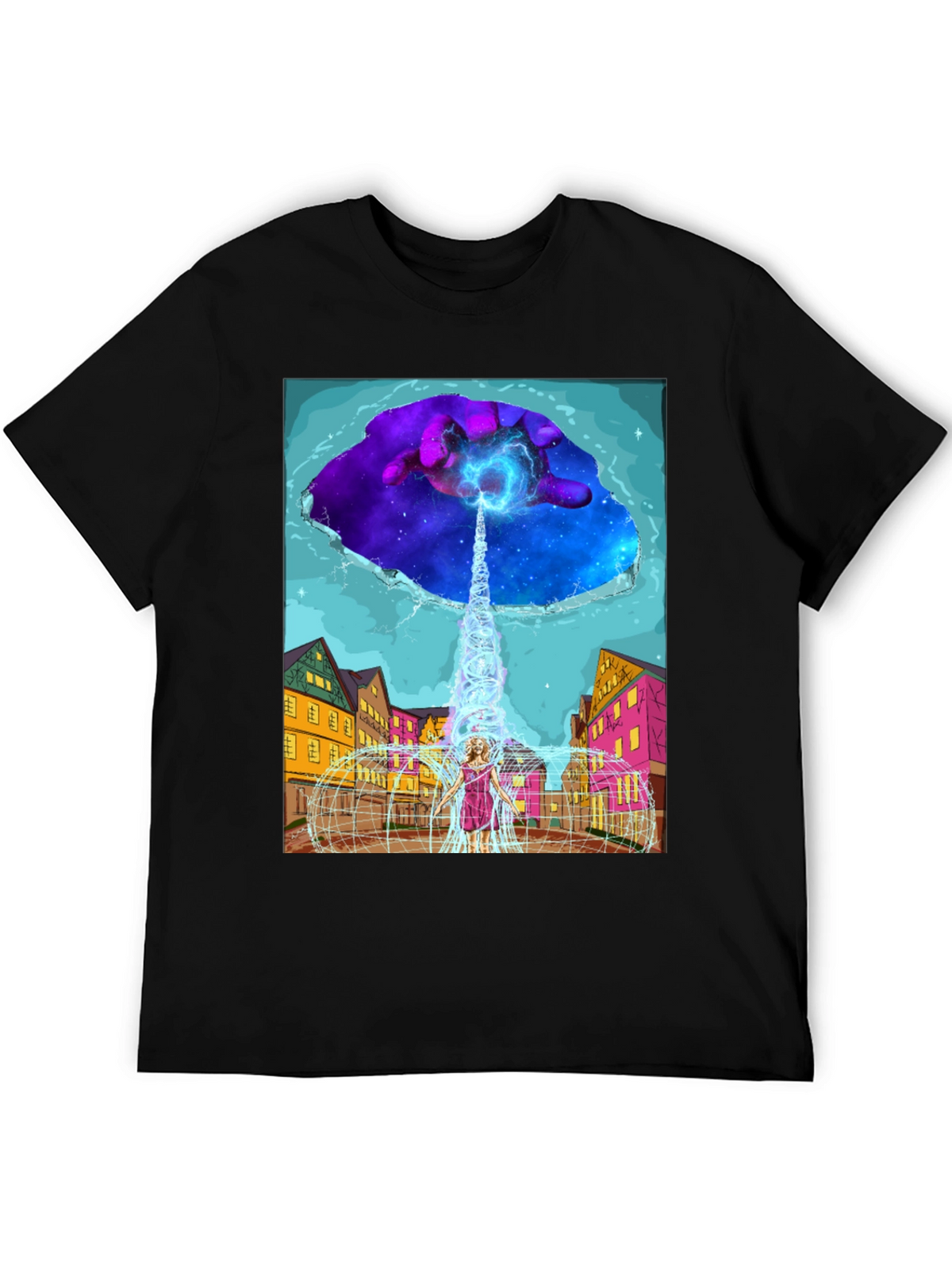 Cosmic Portal T-Shirt - Unique Graphic Tee