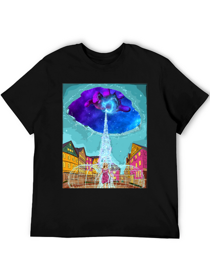 Cosmic Portal T-Shirt - Unique Graphic Tee