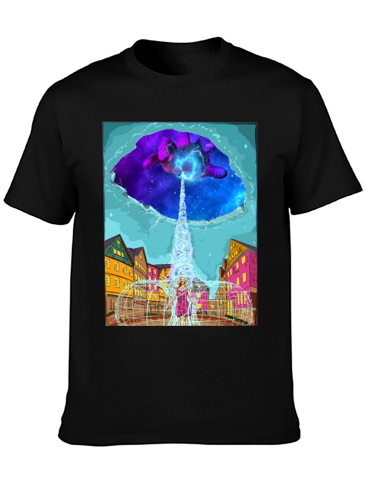 Cosmic Portal T-Shirt - Unique Graphic Tee