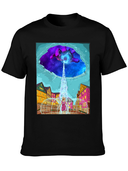 Cosmic Portal T-Shirt - Unique Graphic Tee