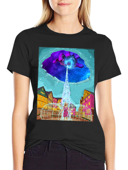 Cosmic Portal T-Shirt - Unique Graphic Tee