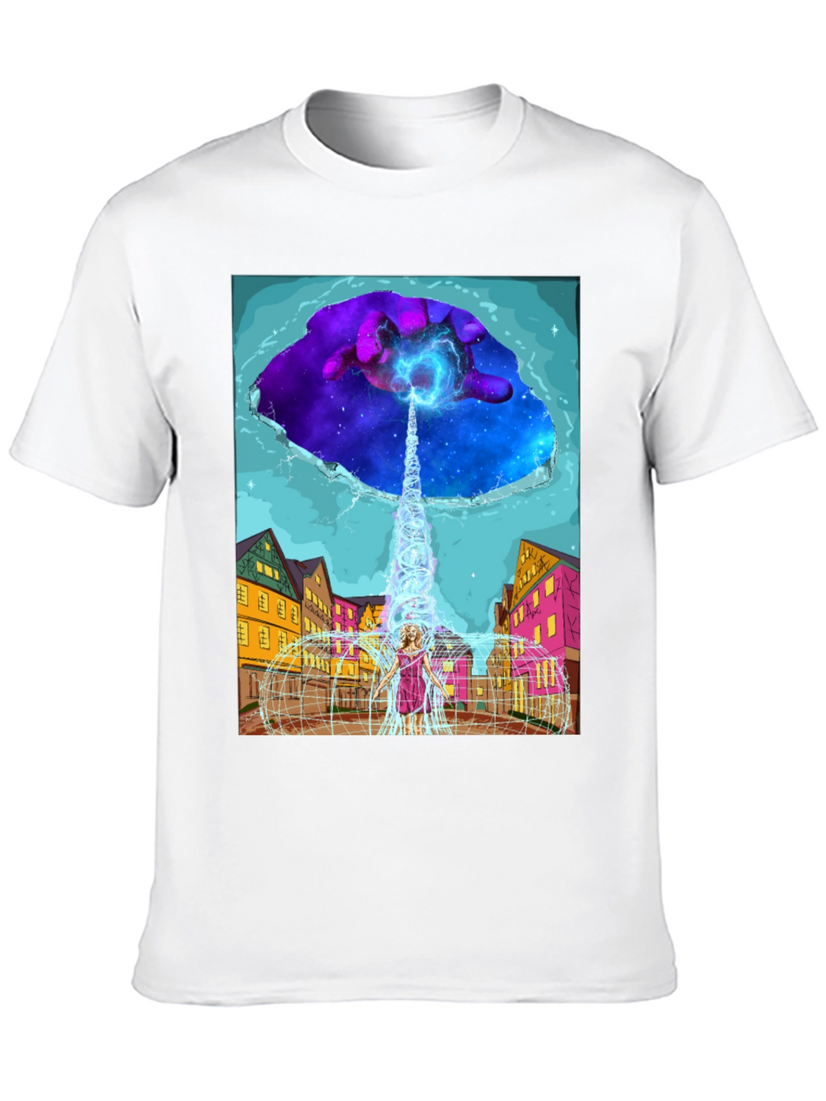 Cosmic Portal T-Shirt - Unique Graphic Tee