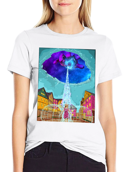 Cosmic Portal T-Shirt - Unique Graphic Tee
