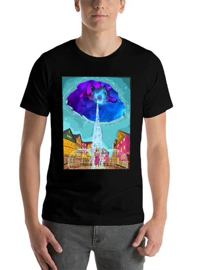 Cosmic Portal T-Shirt - Unique Graphic Tee