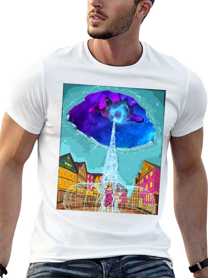 Cosmic Portal T-Shirt - Unique Graphic Tee