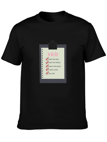 To Do List Graphic Tee
