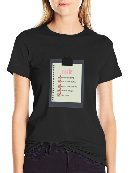 To Do List Graphic Tee