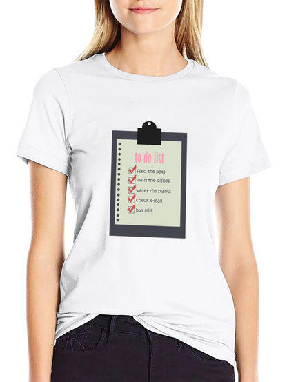 To Do List Graphic Tee