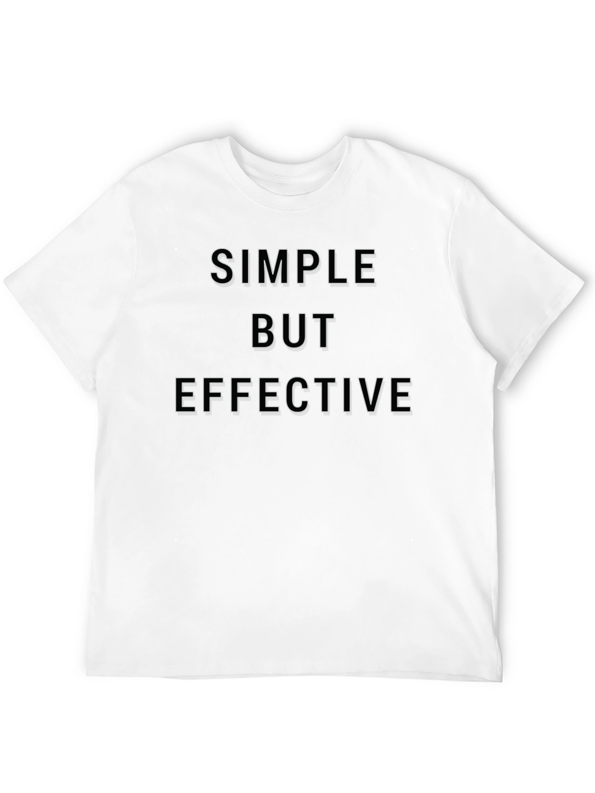 Simple But Effective Black Graphic Tee