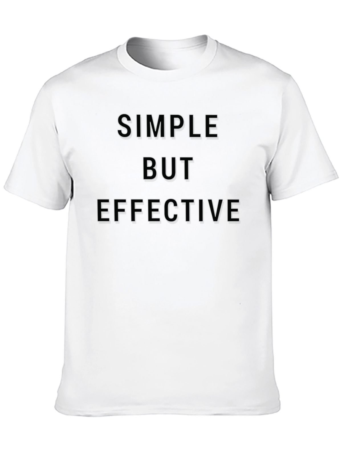 Simple But Effective Black Graphic Tee