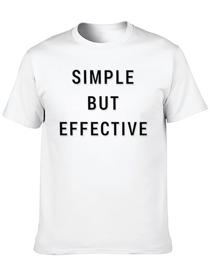 Simple But Effective Black Graphic Tee
